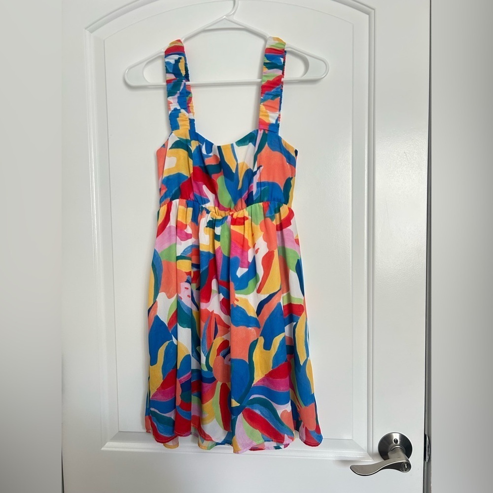 SHOW ME YOUR MUMU fling mini dress color size s NWOT vacation beach tropical - Picture 4 of 10